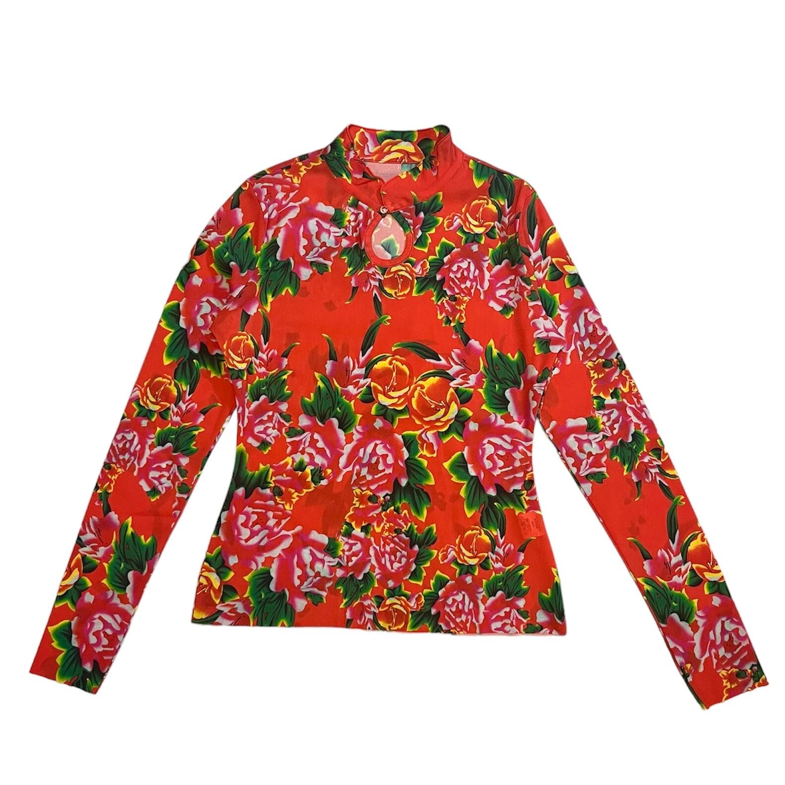 Flower skin top (Red)