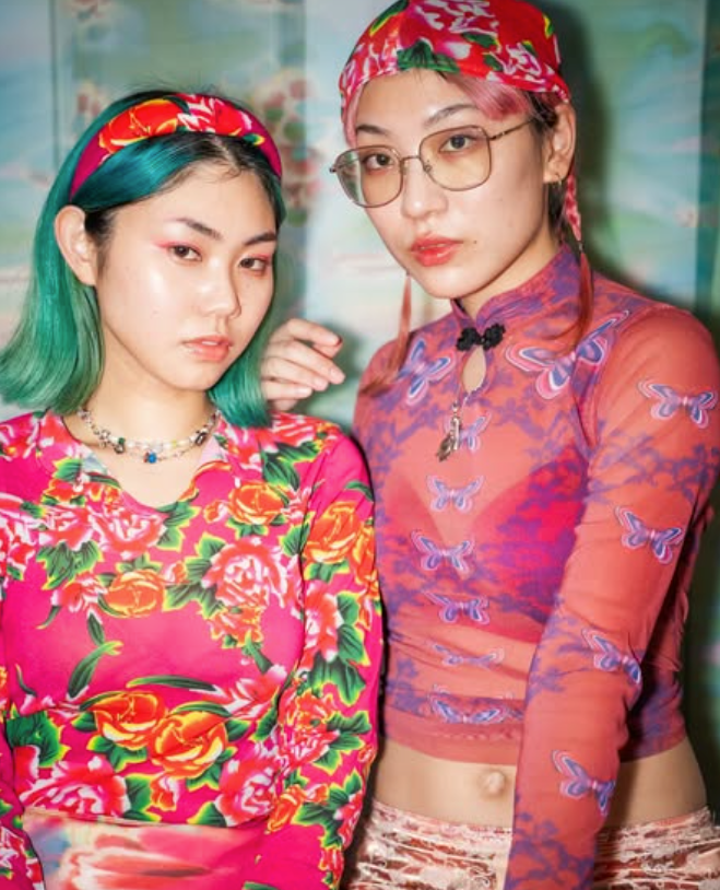 Butterfly skin top