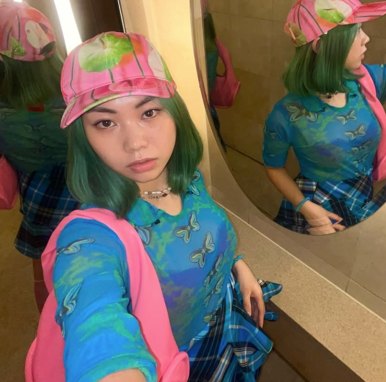 Butterfly skin top
