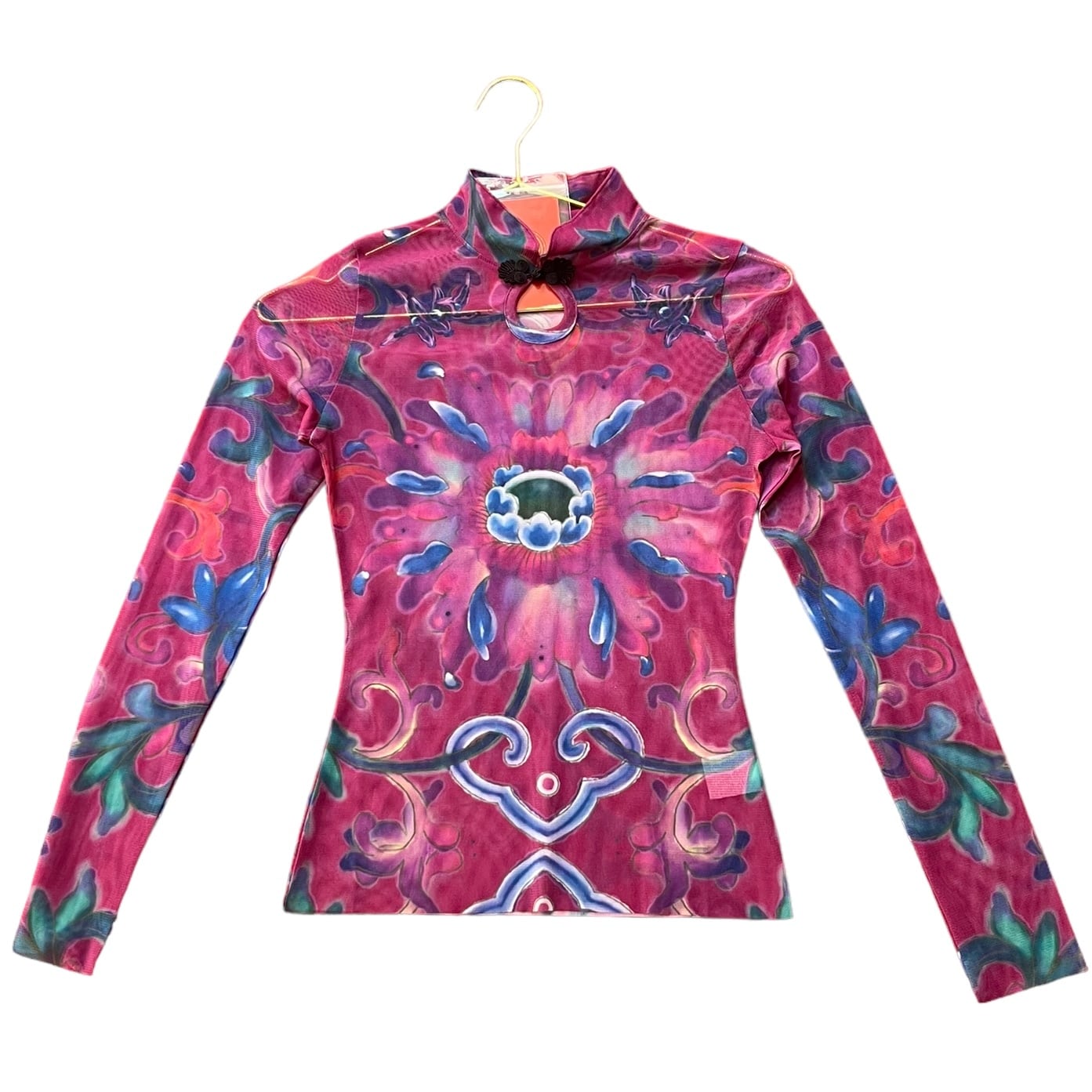 Space flower skin top