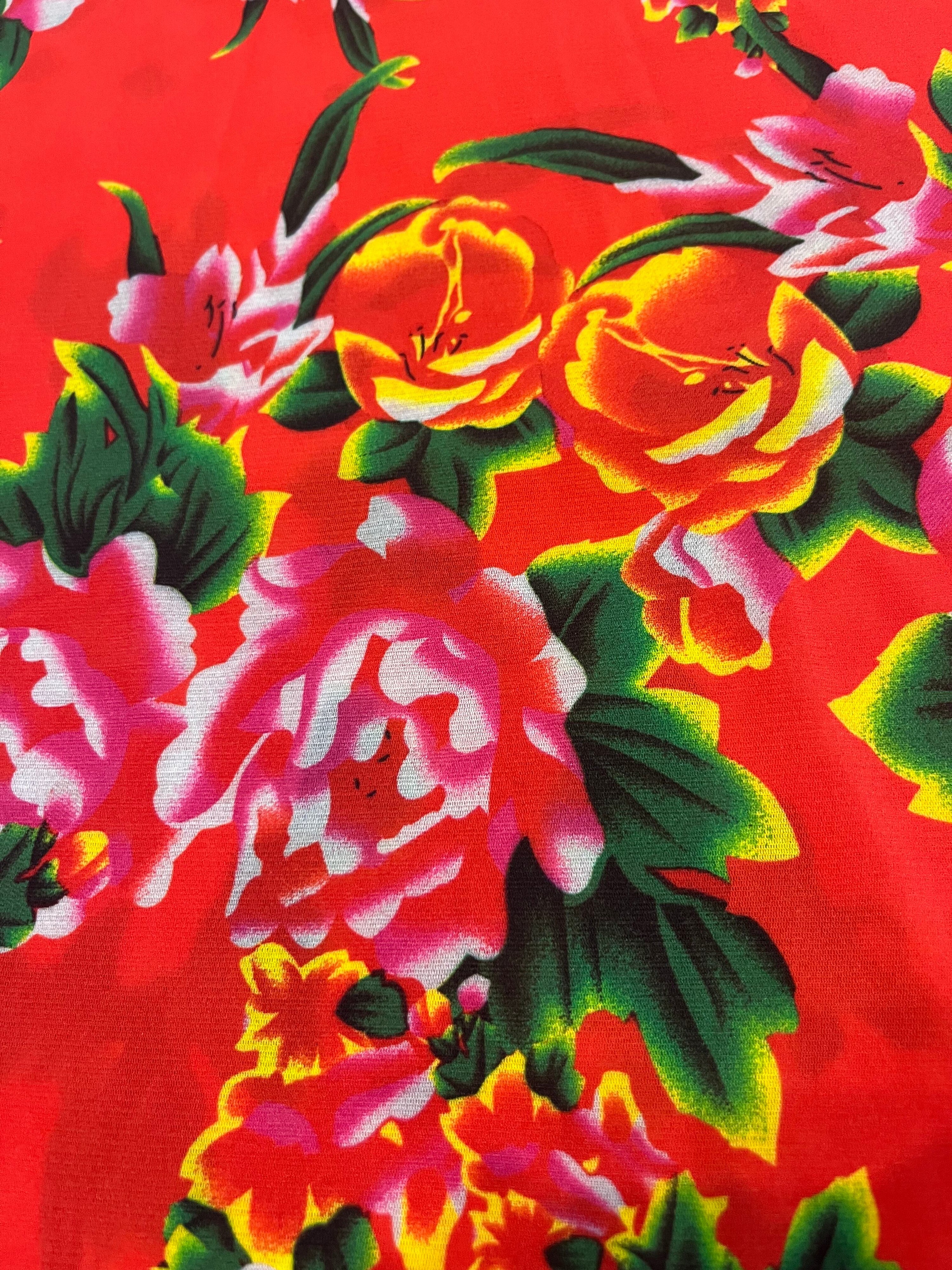 Flower skin top (Red)