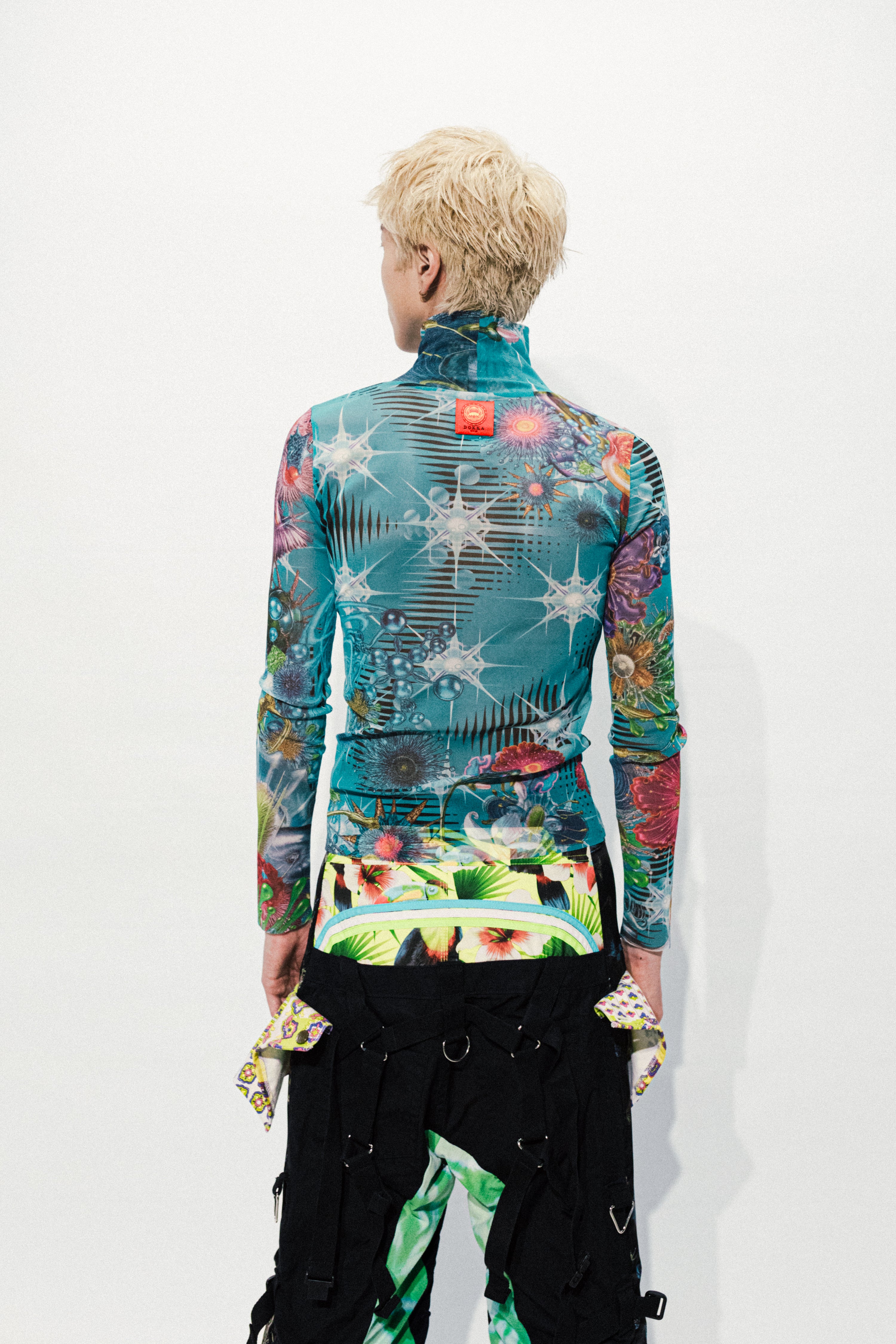 GALACTIC GARDEN High-neck Tops