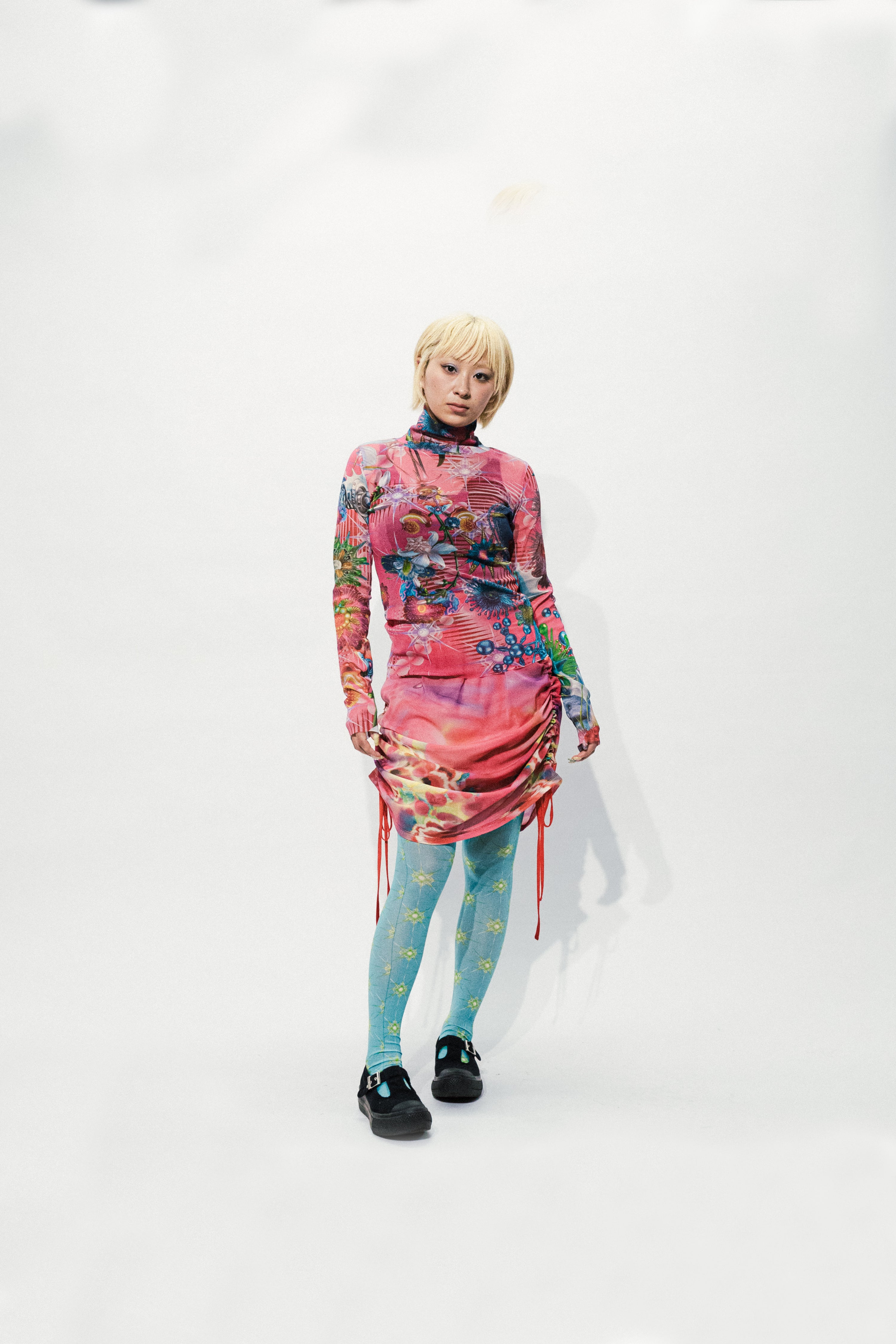 GALACTIC GARDEN High-neck Tops