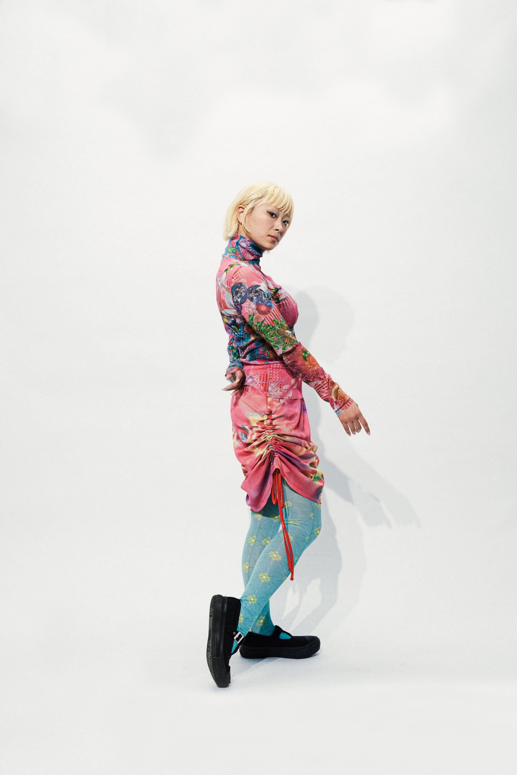 GALACTIC GARDEN High-neck Tops