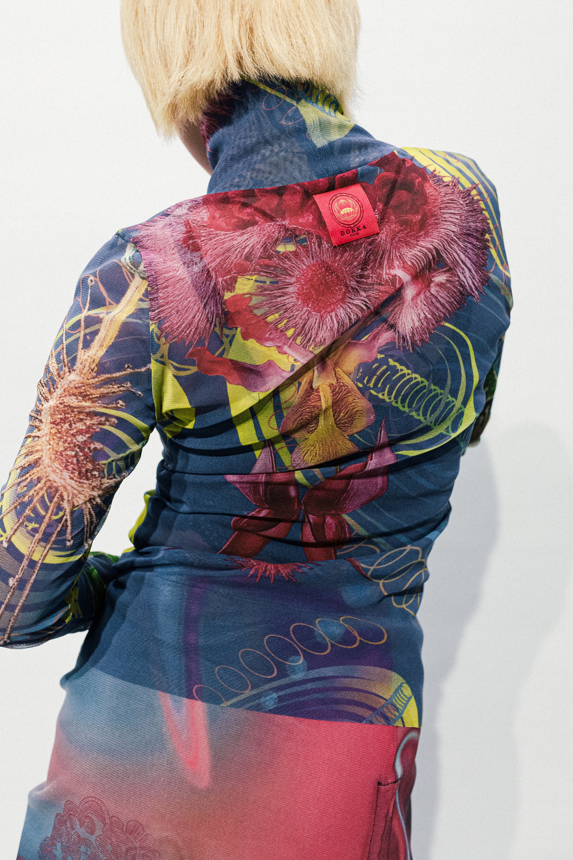 COSMIC BOTANICA High-neck Tops