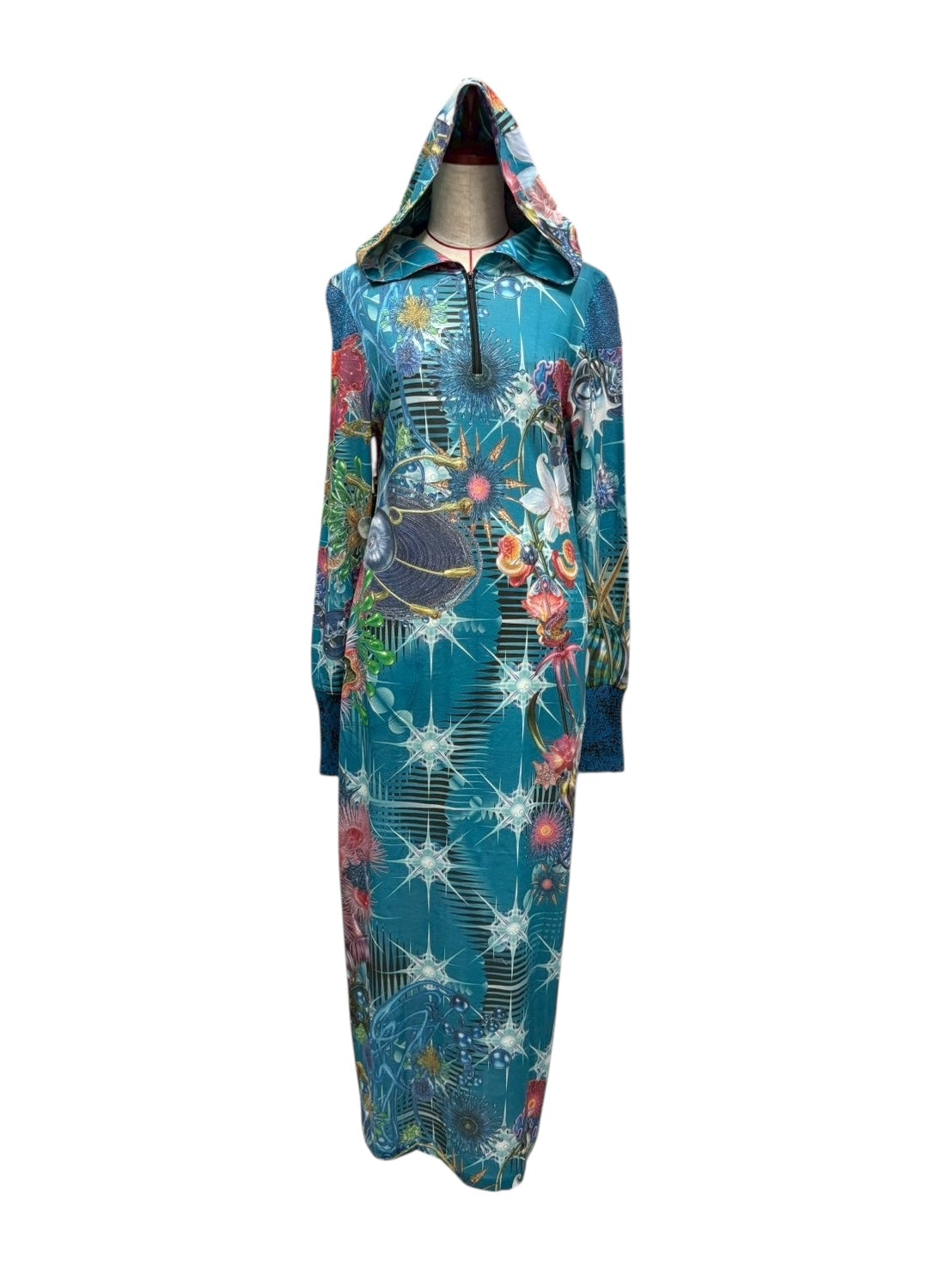 GALACTIC GARDEN  Hoodie dress