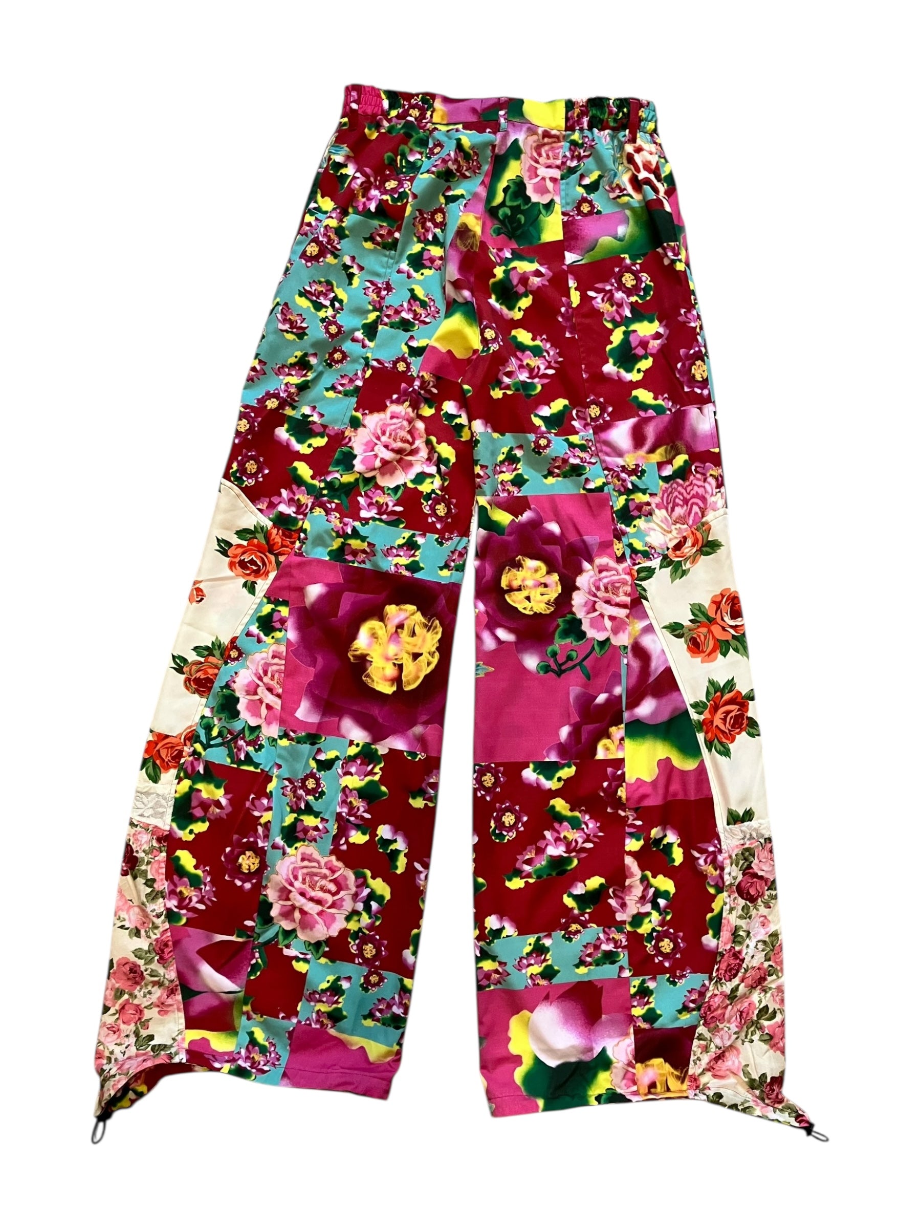 FLOWER PATCHWORK PINK Upcycle pants