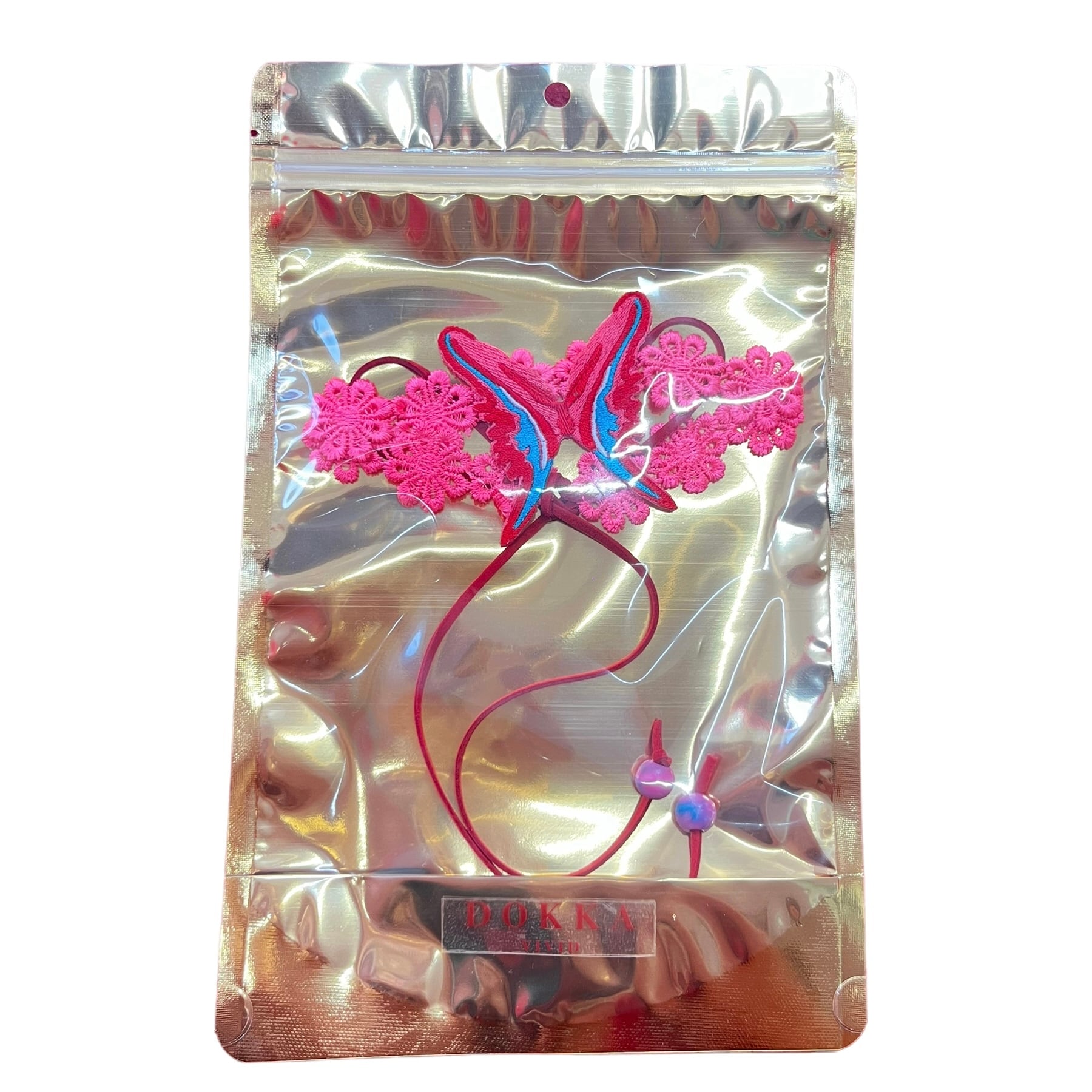 Pink flower choker